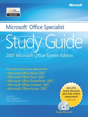 cover image of The Microsoft&#174; Office Specialist Study Guide